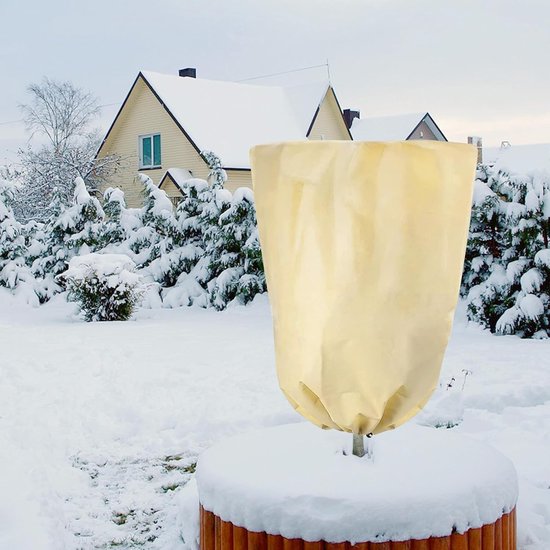 Winterbescherming voor planten 80 x 60 cm, Beige, set van 3 | 71654800