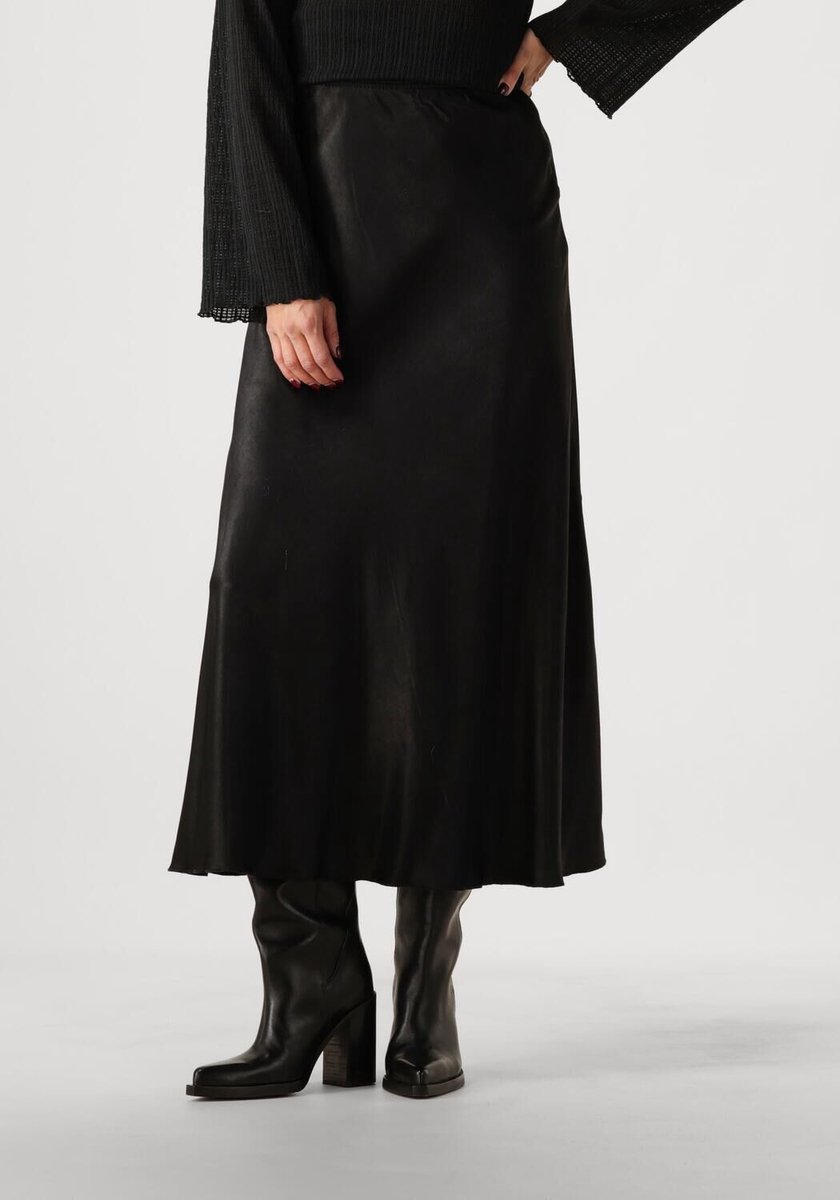 MSCH Copenhagen Mschnicolette Ullas Skirt Rokken Dames - Zwart - Maat XL