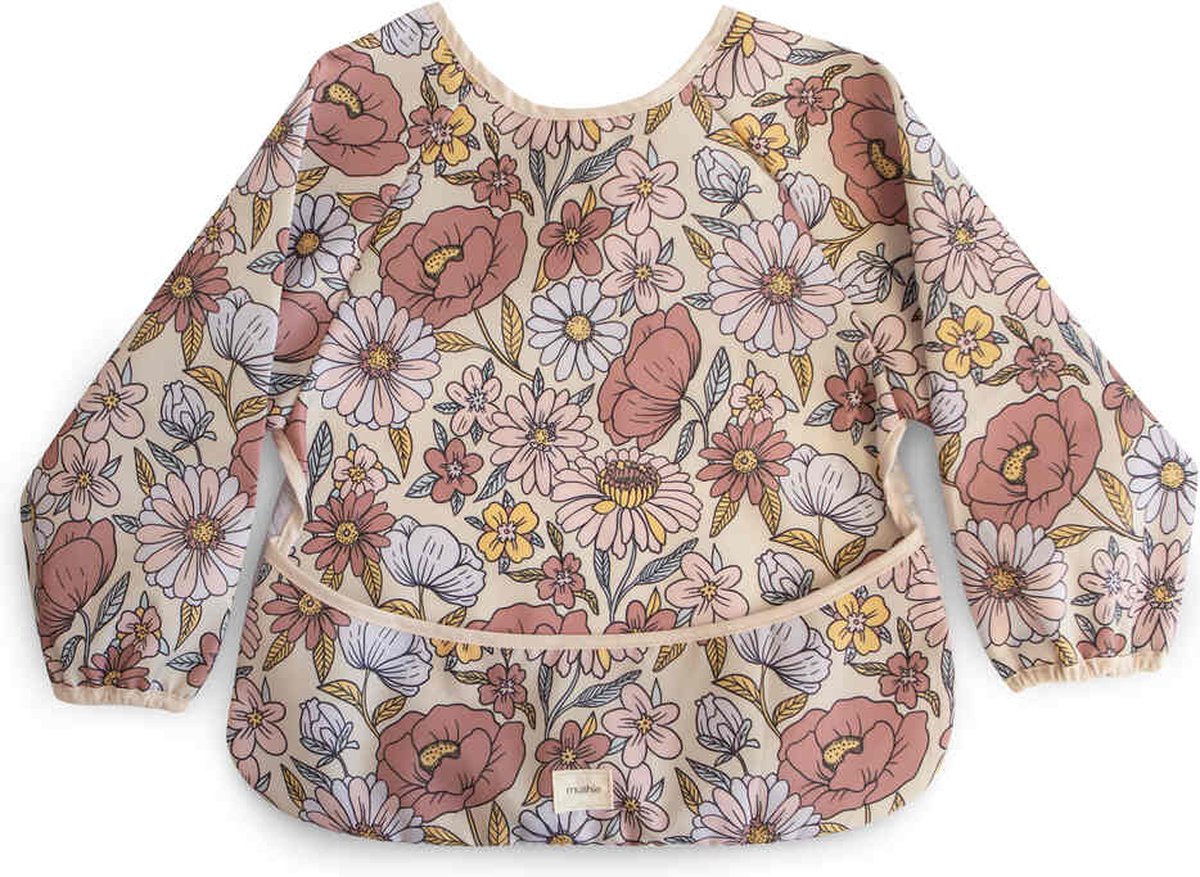 Goedkoopste Mushie Slab met Mouwen Retro Flowers