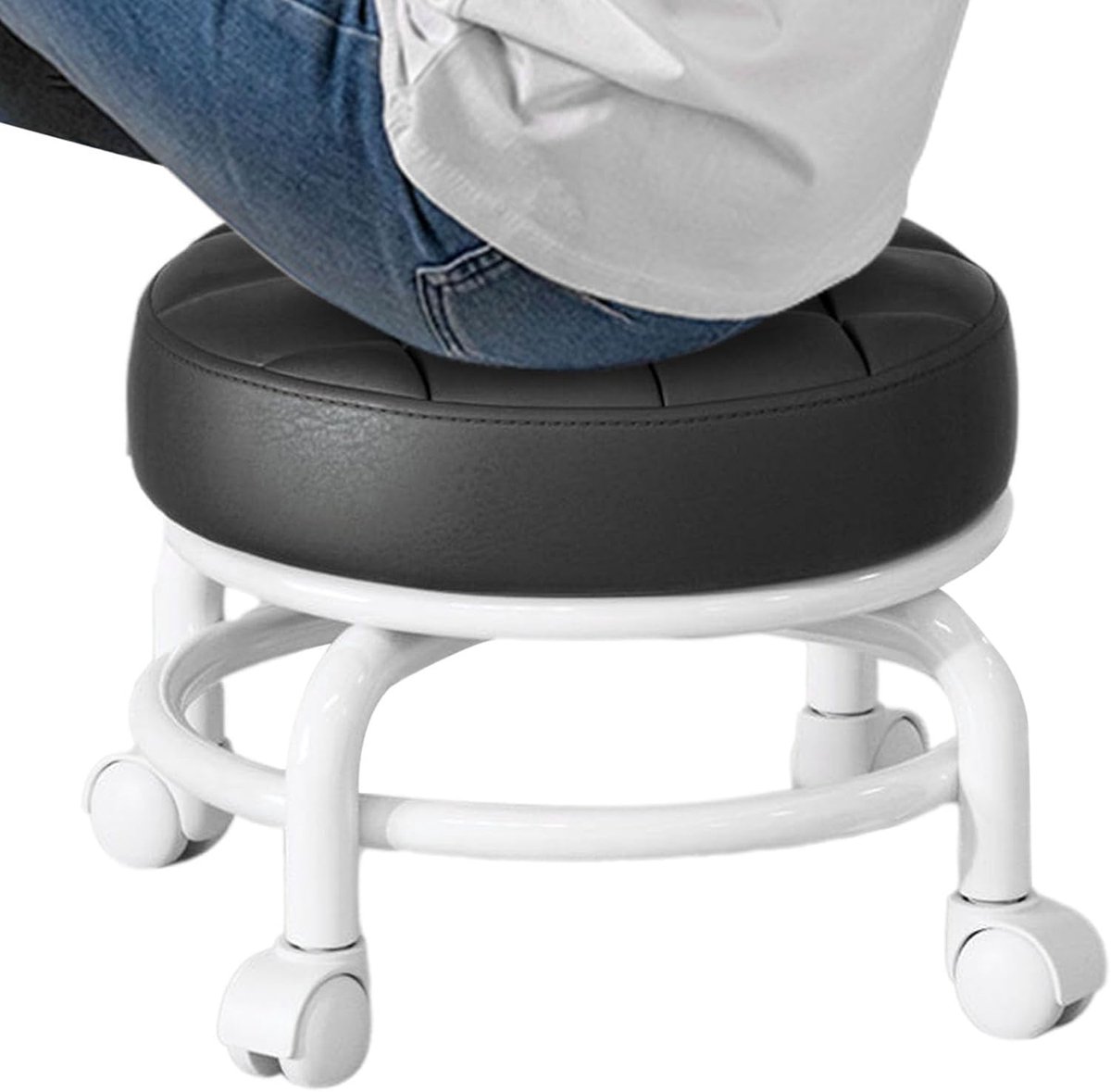 Draaibare krukje op wielen - Rollend zwenkkrukje met ... - Bol