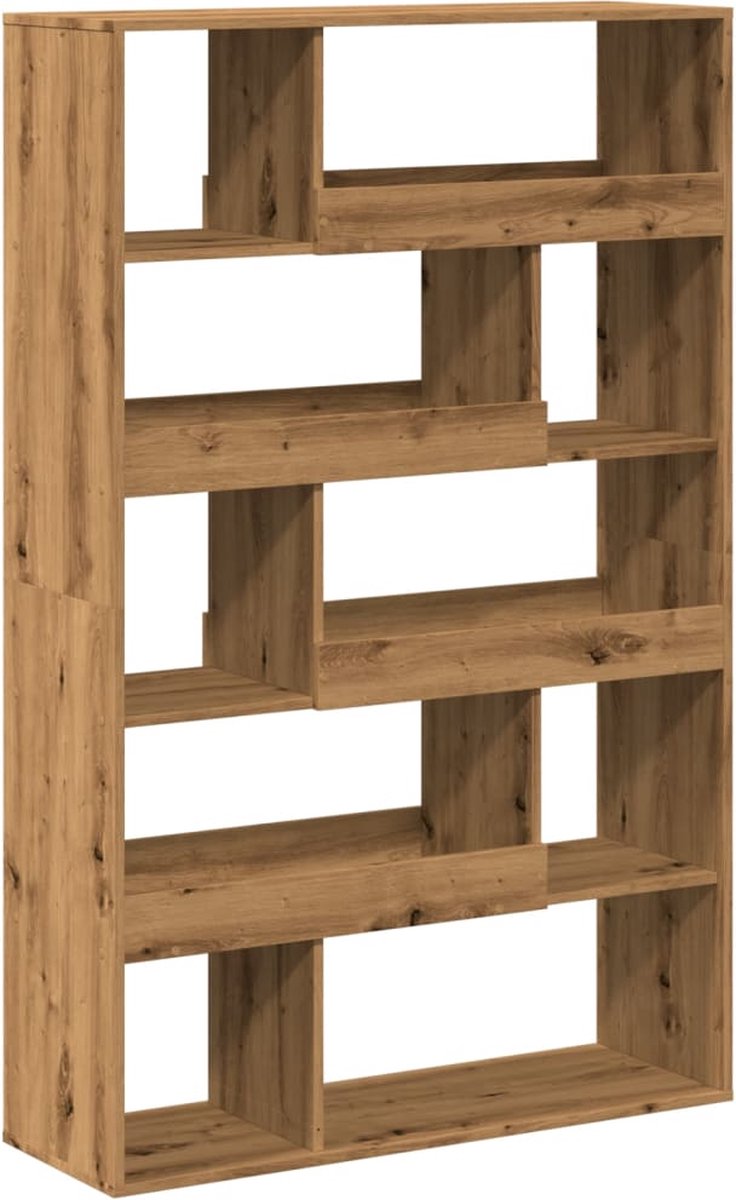 vidaXL Kamerscherm - 100x33x156,5 - cm - bewerkt - hout - artisanaal - eikenkleur