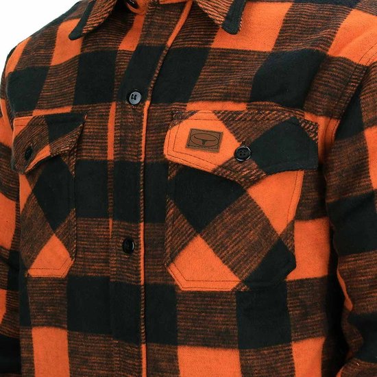 Chemise/veste de bûcheron Longhorn Canada orange