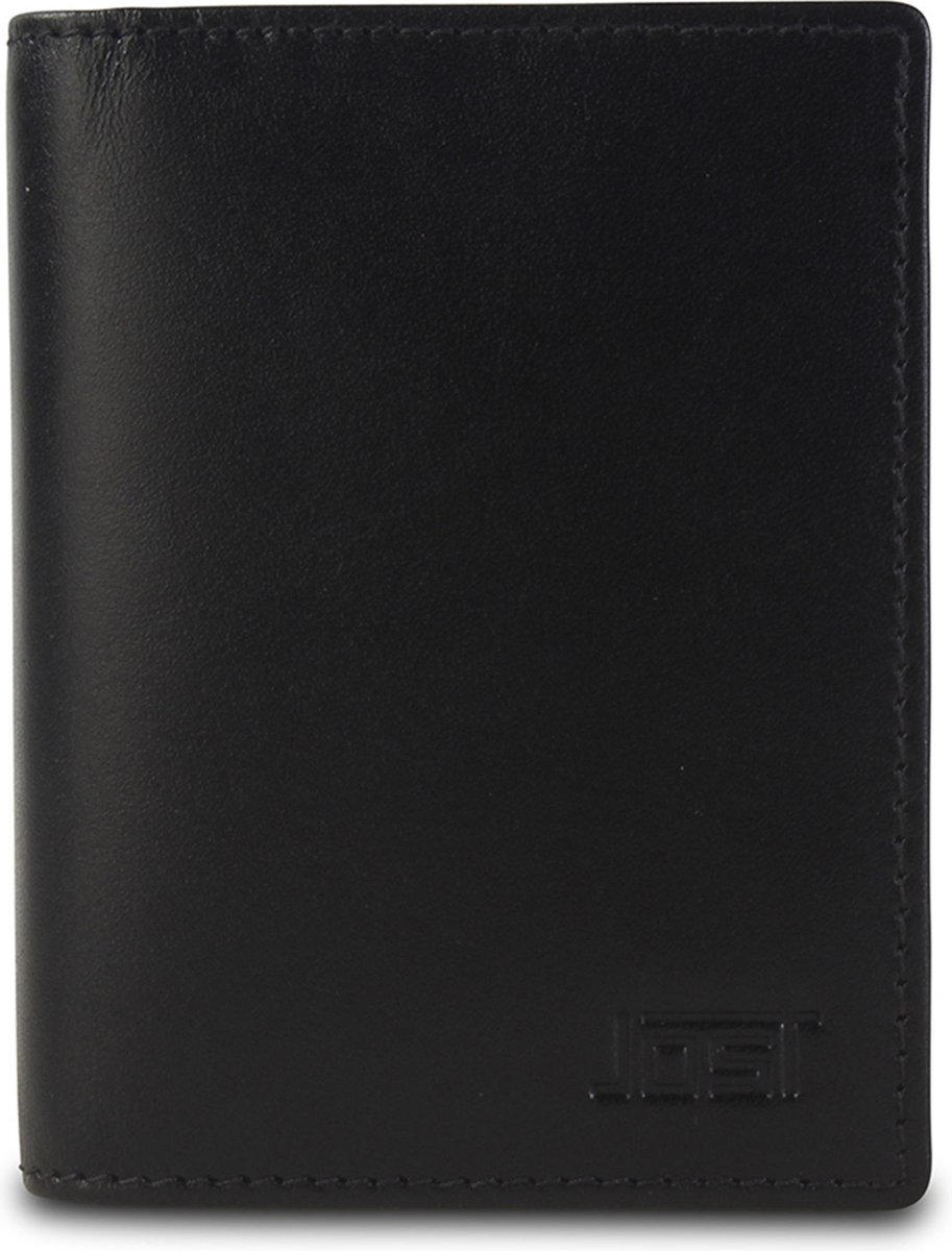 Jost Skagen Portemonnee Leer 7 cm - Jongens - Horizontaal - schwarz