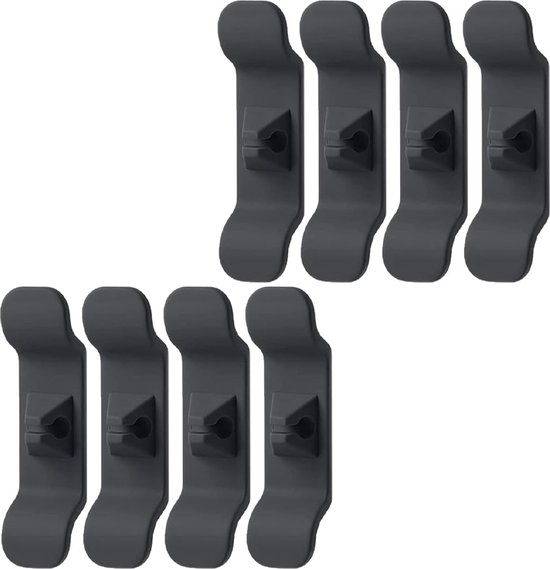 Magnetische Kabelklemmen Set – 10 Stuks, Siliconen, Kleurrijk, Herbruikbaar, Voor Thuis, Kantoor En Reizen