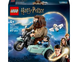 foto van LEGO Harry Potter™ Hagrid™ en Harry's rit op de motor magisch - 76443