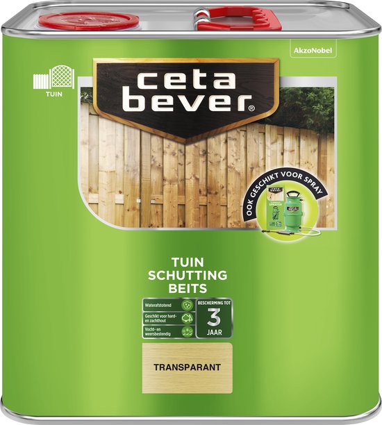 Cetabever - Schuttingbeits Transparant - Blank - 2,5 L