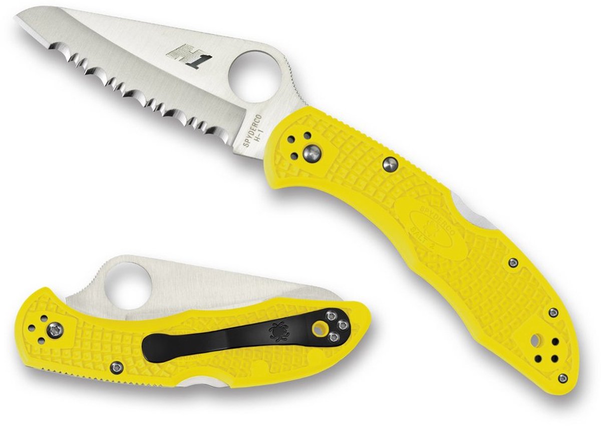 Spyderco Zakmes Salt 2 Yellow H-1 SE