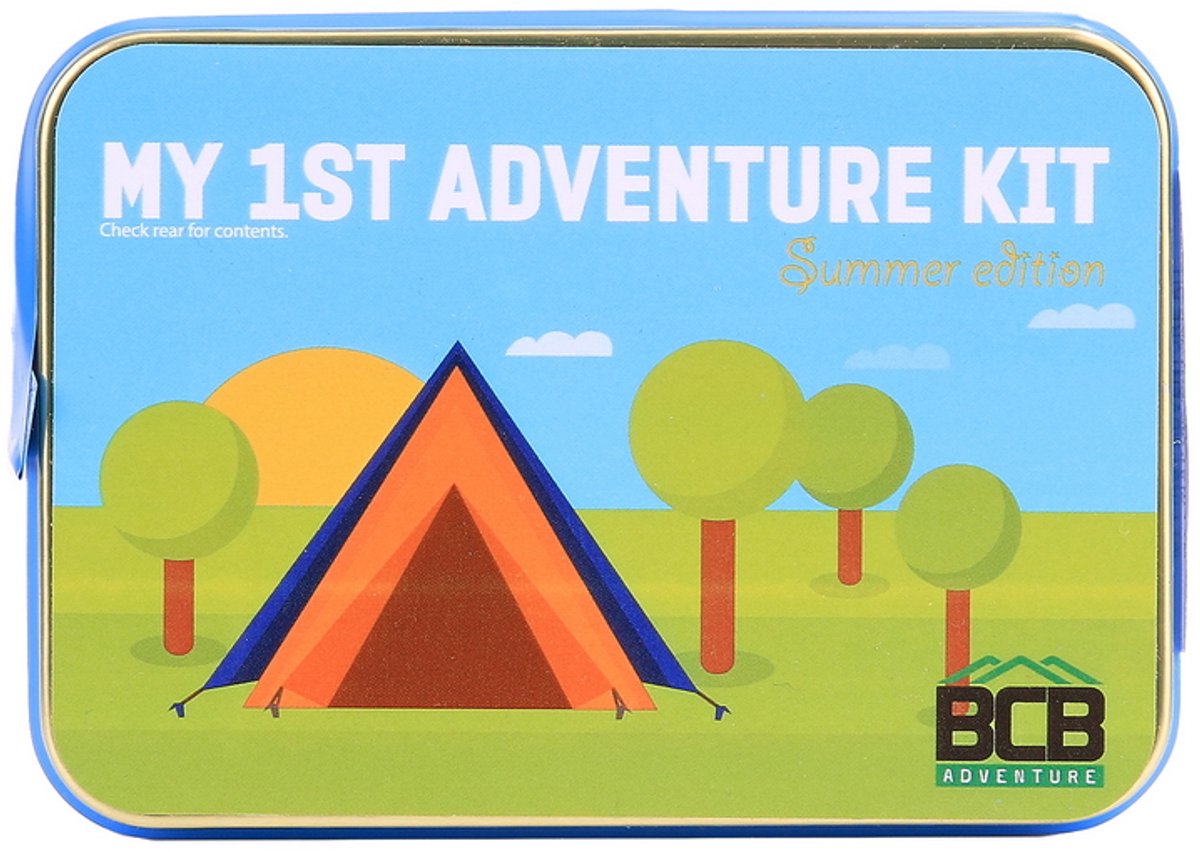 Bushcraft survivalset My 1st Adventure Kit Summer Edition kind - 10-delig