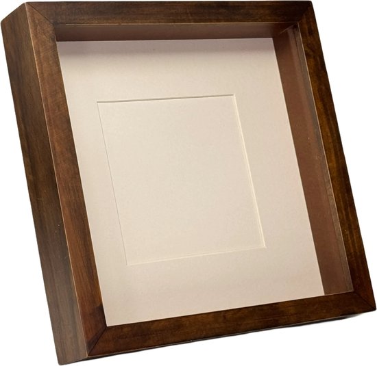 DR24 fotolijst 21x21 (Blauw Zilver Goud) op maat gemaakt, 35