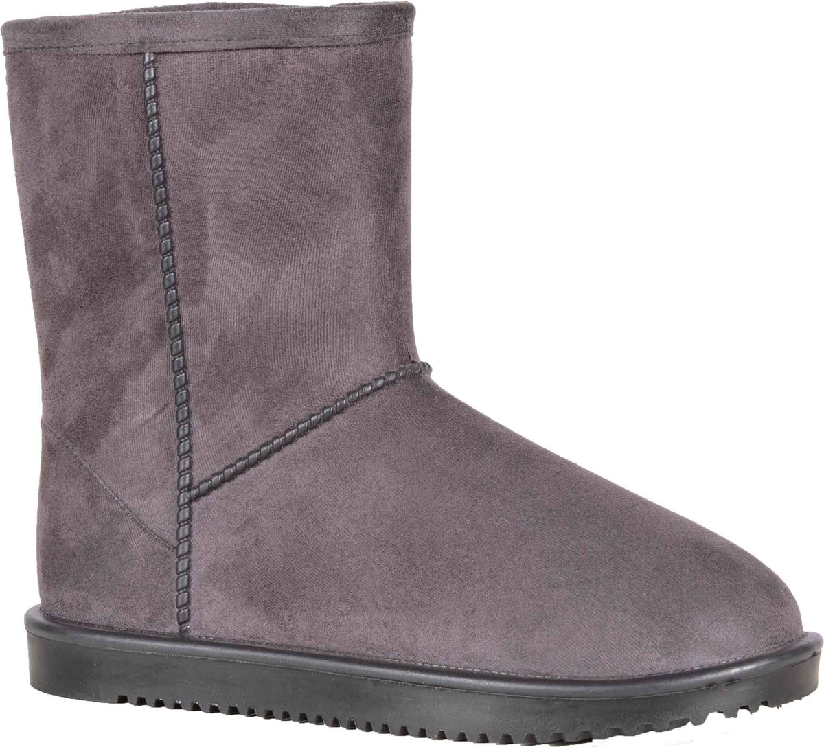 Mondoni Halden Fur Vrijetijdslaars - Maat: 37 - Grijs - Polyester