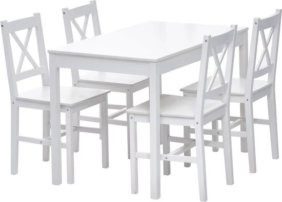 Ronde Witte Eettafel Moderne Vrije Tijd Tafel 31,5 inch met Houten Benen voor Bureau & Conferentie 2 tot 4 Mensen Ronde Witte Eettafel Moderne Vrije Tijd Tafel 31,5 inch met Houten Benen voor Bureau & Conferentie 2 tot 4 Mensen