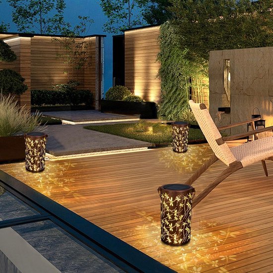 Caldarax Zonnelampen voor tuin, feeën, decoratie voor tuin Caldarax Zonnelampen voor tuin, feeën, decoratie voor tuin