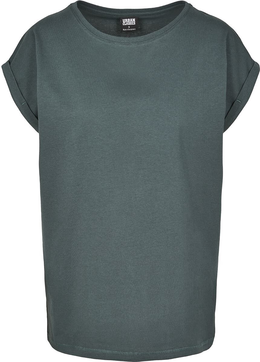 Urban Classics Extended Shoulder Tee Dames T-shirt – XXL Flesgroen