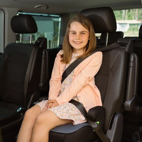 Osann Junior - zitverhoger - i-Size - Lengte kind 126-150 cm - autogordel bevestiging - zwart/grijs van Osann — afbeelding 5