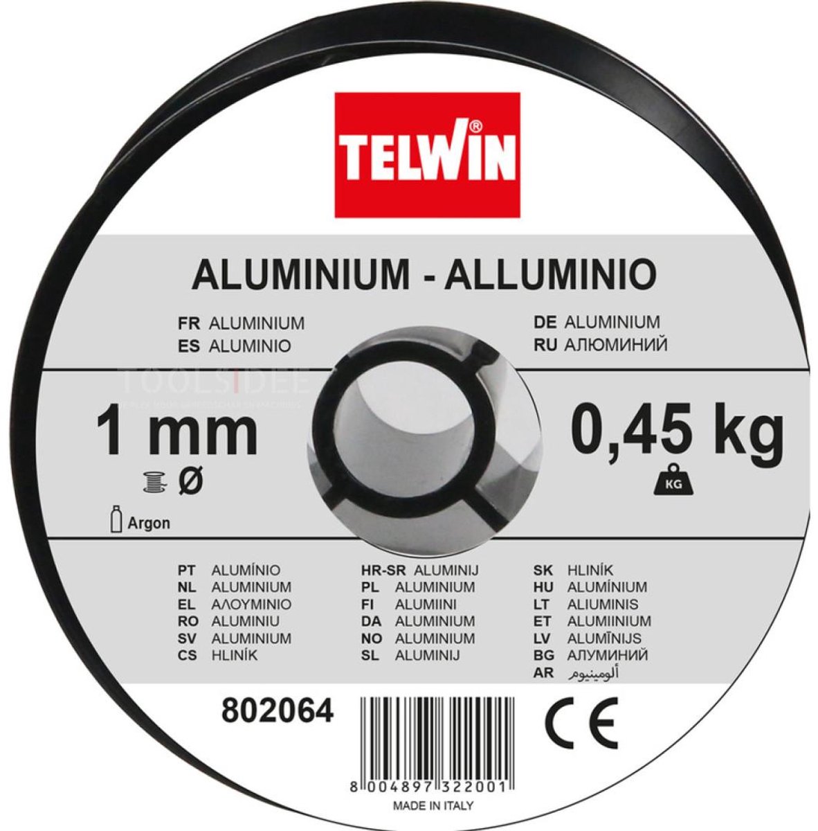Telwin Aluminium-Silicium Lasdraad 1,0 mm 2 kg