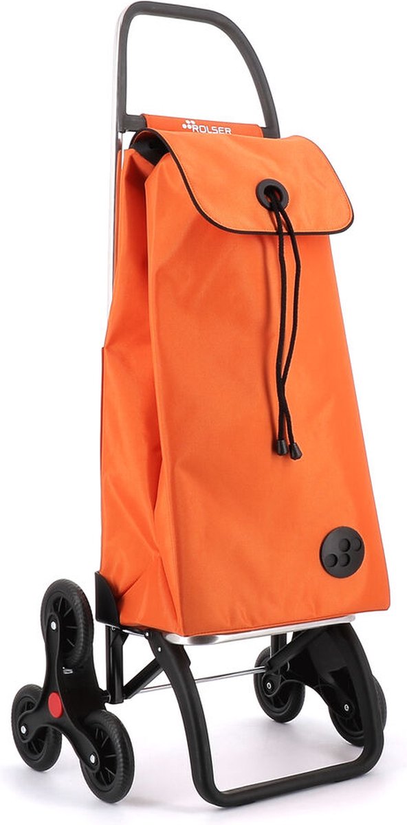 Rolser Boodschappentrolley Trappenstijger I-Max MF 6 Wheels - Oranje