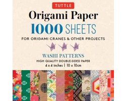 Origami Paper Washi Patterns 1,000 sheets 4" (10 cm)