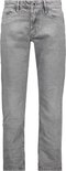 Voorkant van grijze jeans.