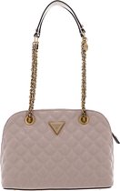 GUESS Sac à épaule Sac à main Giully Dome Satchel Light Beige