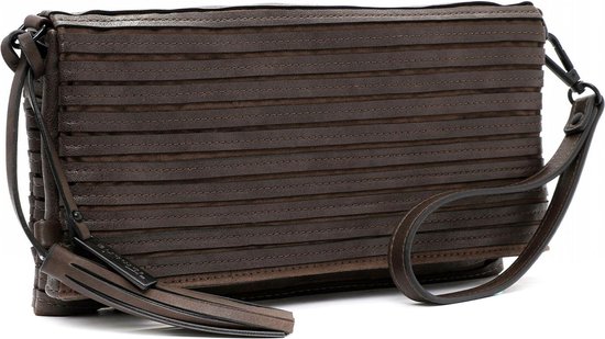 Tamaris Sac à épaule bandoulière Sac de soirée Barbara Crossover Bag Brown Brun