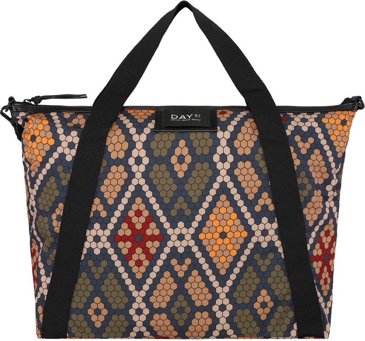 DAY ET Schoudertas Gweneth Print Crossbody Bag Multi Colour Blauw Veelkleurig