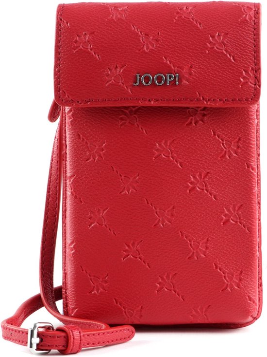 JOOP! Sac téléphone portable Sac à épaule bandoulière Cortina Stampa Pippa Phone Case LVF Samba Rouge