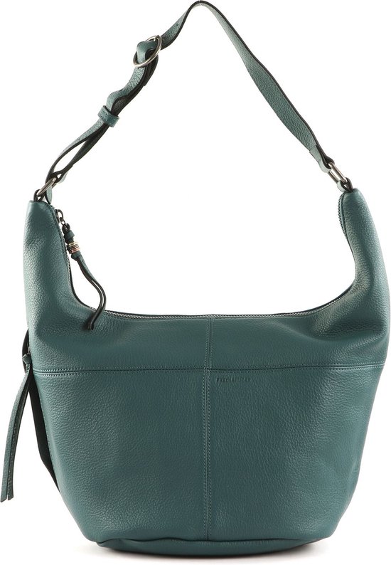 FREDsBRUDER Cuir Sac à épaule Sac à épaule bandoulière Pruvia Bucket Shoulderbag Deep Sea Bleu pétrole