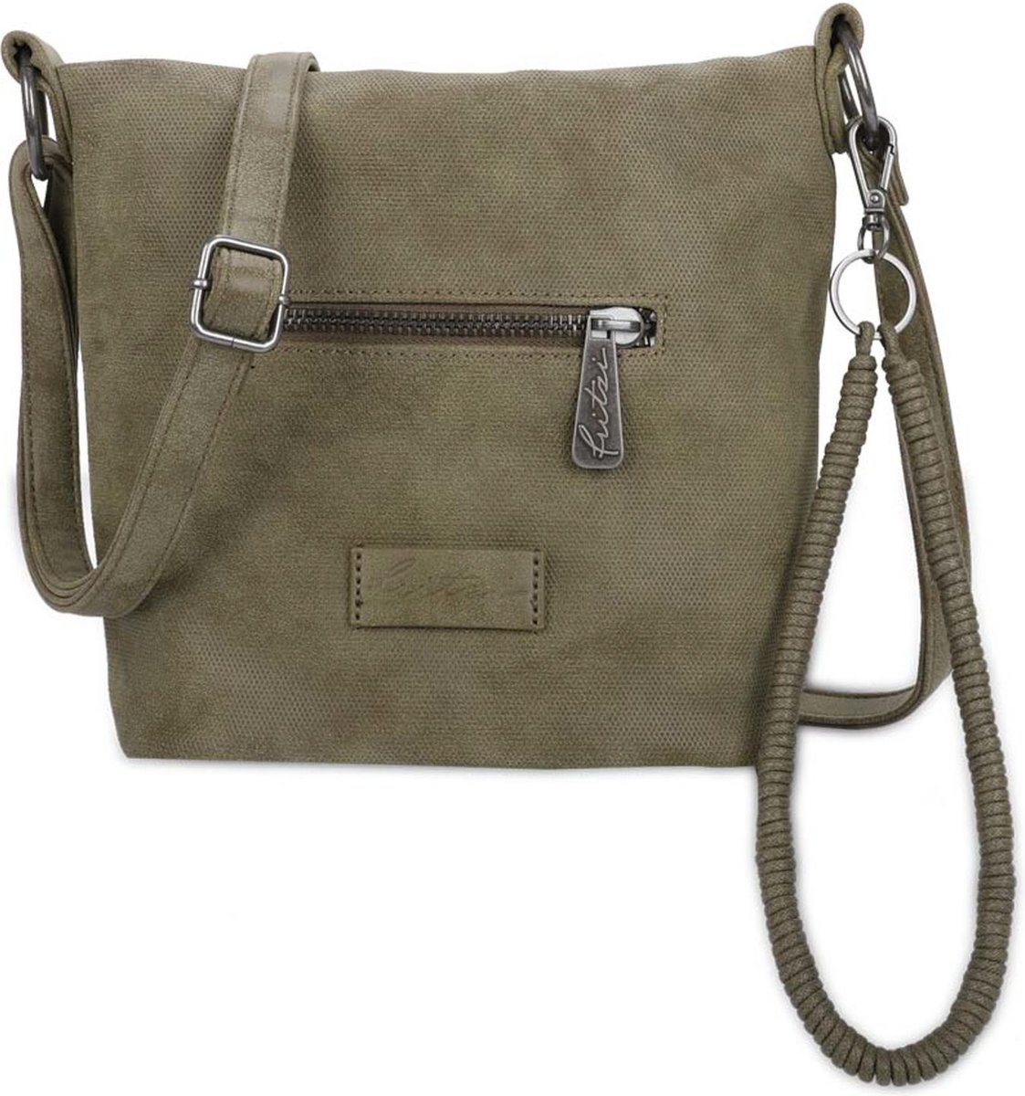 Fritzi aus Preußen Schoudertas Rub Iggi06 Cross Bag Moss Olijfgroen
