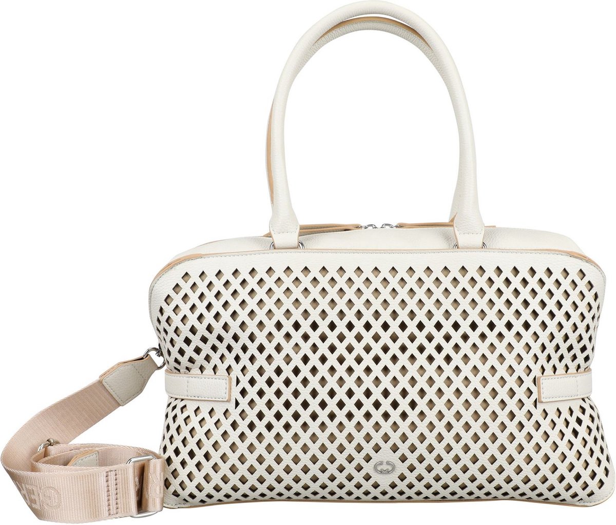 GERRY WEBER Schoudertas Handtas Summertime Handbag Cream-White Crème