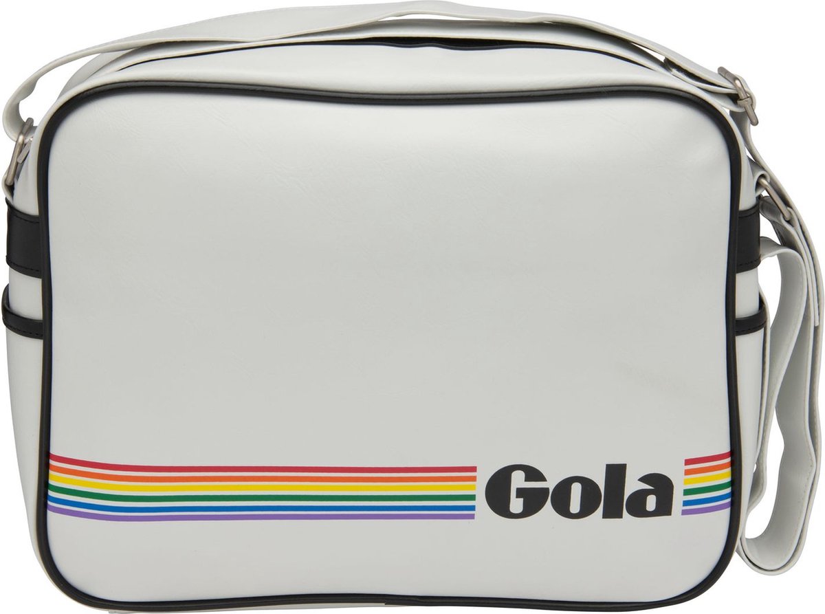 Gola Schoudertas Redford Disrupt White / Black / Multi Wit