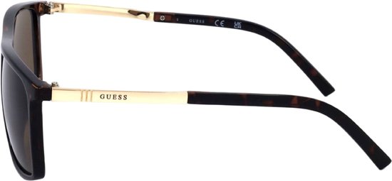 GUESS zonnebril met tortoise print GU00111 bruin | wehkamp