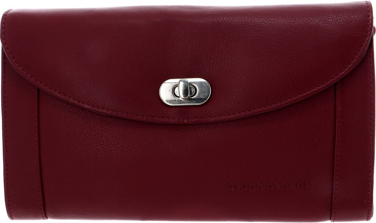 bruno banani Leren Schoudertas Koppeling Isidora Shoulderbag Red Rood
