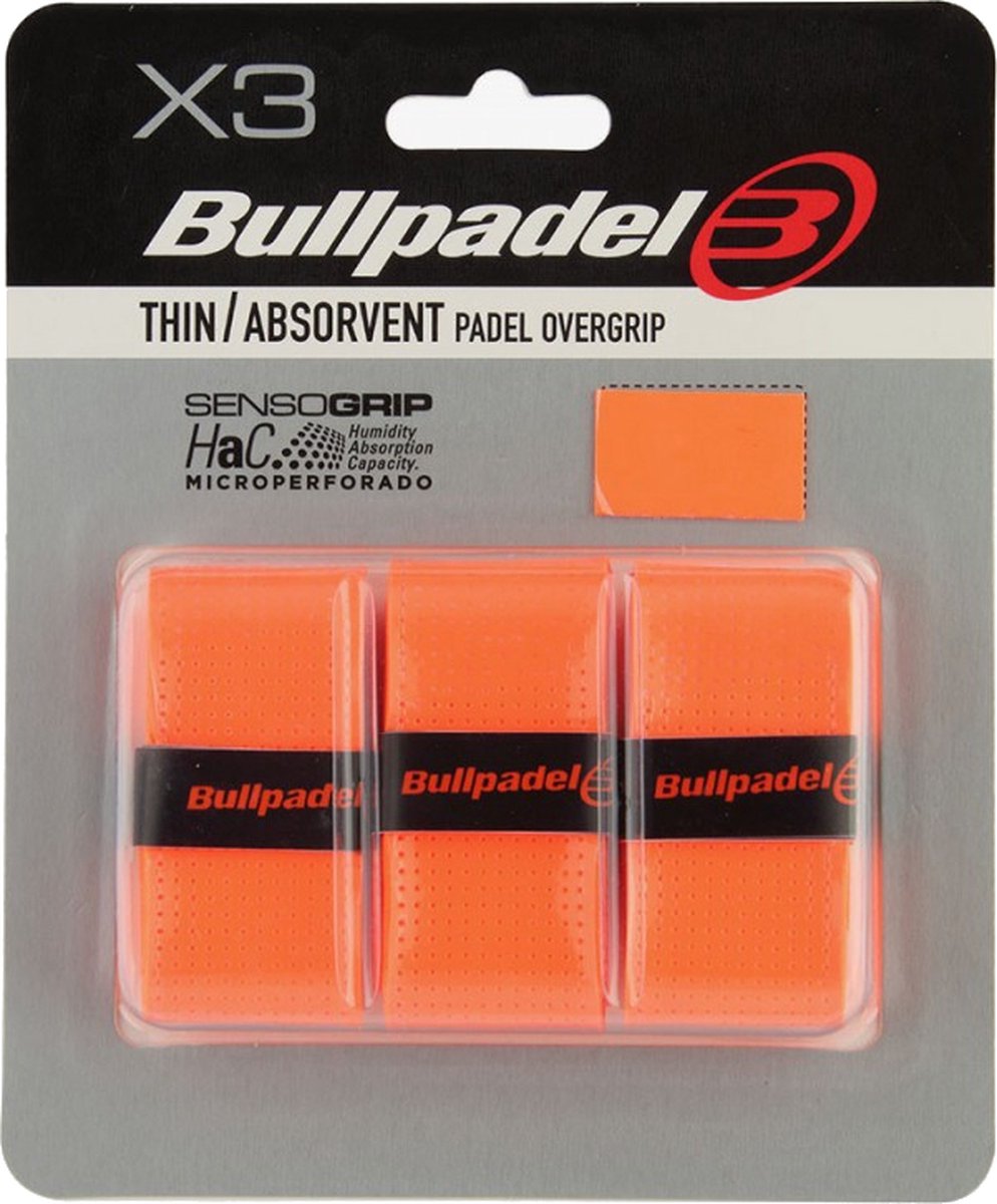 Bullpadel GB1200 Overgrip Wit 3 St. - Padel materialen
