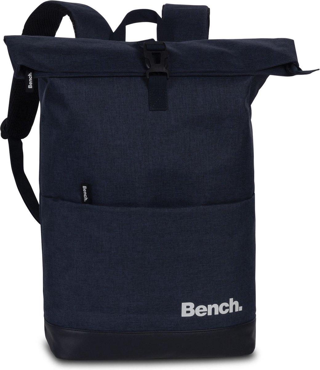 Bench. Rugzak met laptopvak Rucksack Darkblue / white Donkerblauw