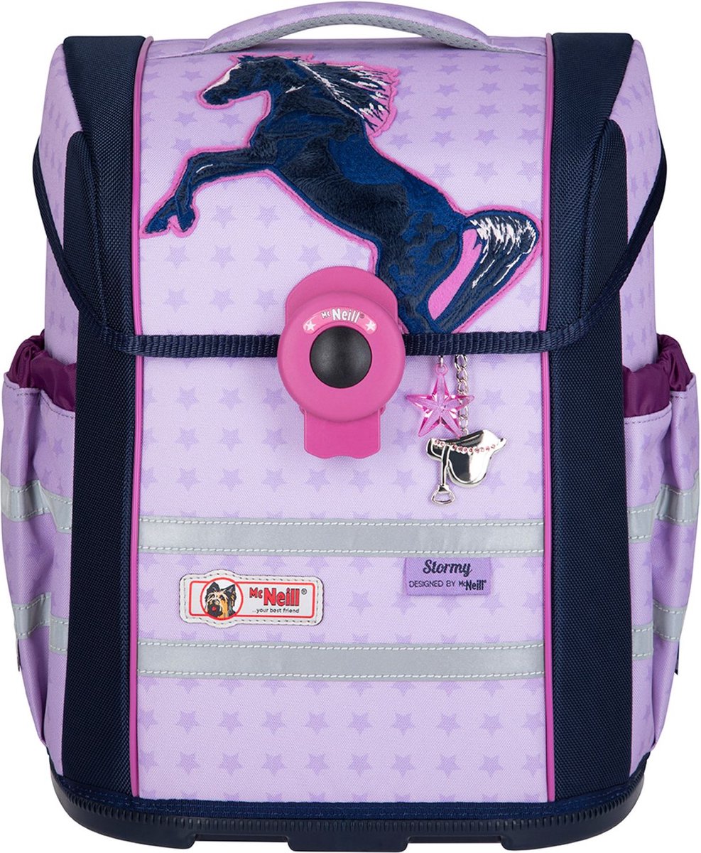 McNeill Schooltas Ergo Mac Schoolbag Stormy Paars Veelkleurig