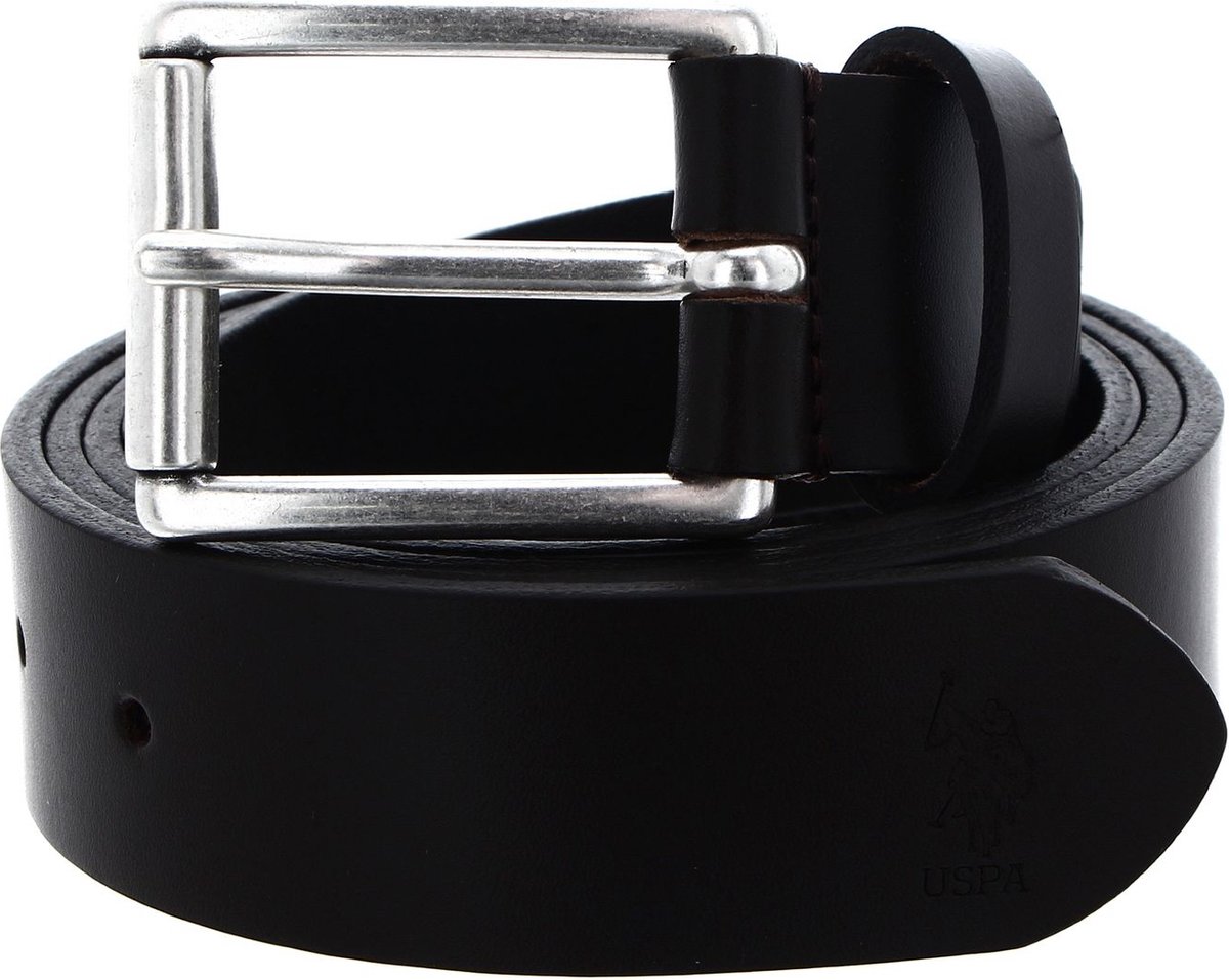 U.S. POLO ASSN. Riem Hitchcock Leather Classic Belt W110 Dark Brown Donkerbruin