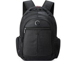 Delsey Element Backpack Flier – 24 Liter – Laptoprugzak 15,6 inch – Smart-Sleeve – Black