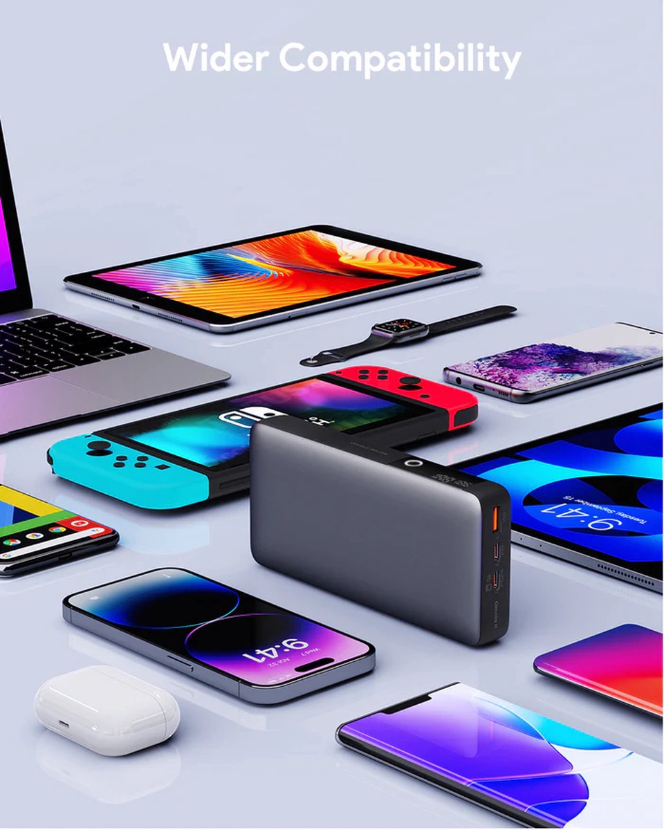 aukey wireless power bank 20000mah