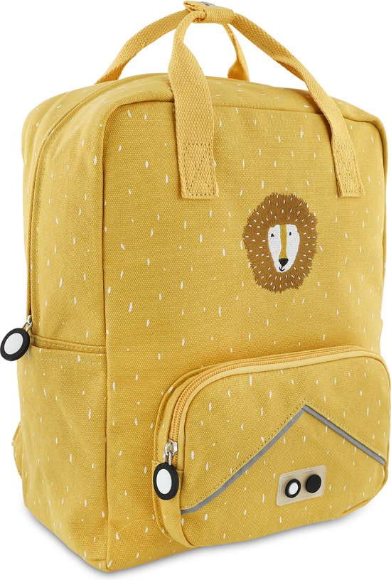 Trixie Rugzak - Mr. Lion - Schooltas Waterafstotend - Boekentas voor Kind - Voor Jongens en Meisjes - Ook geschikt als Gymtas - Geel - Leeuw