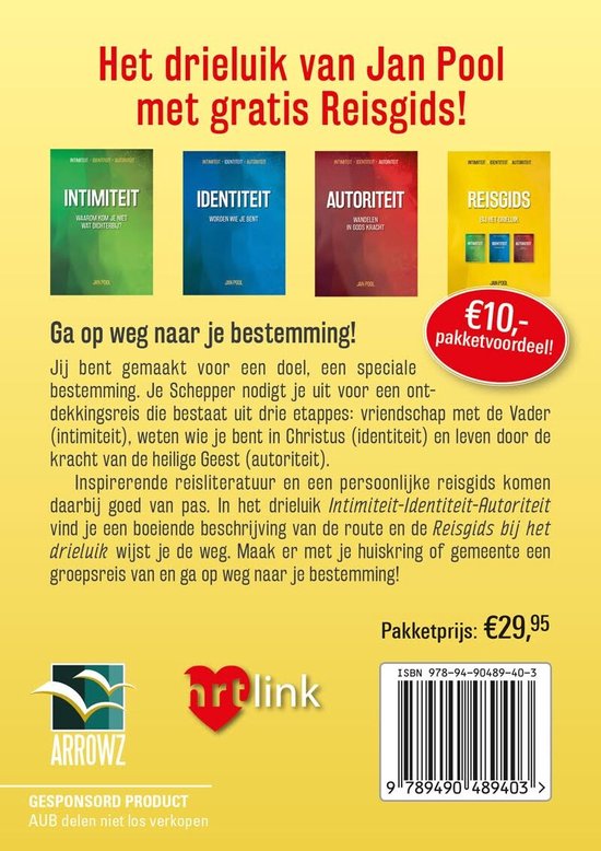 Drieluik-pakket van Jan Pool met gratis Reisgids!