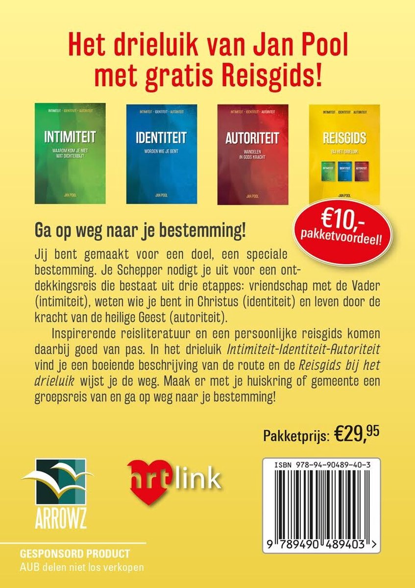 Drieluik-pakket van Jan Pool met gratis Reisgids! - back cover