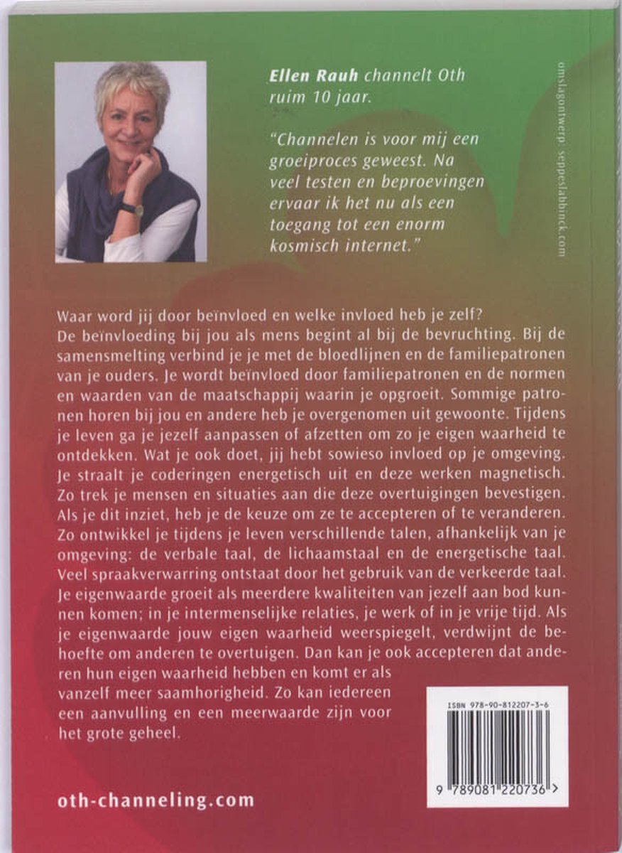 Ontdek Je Eigen Invloed - back cover