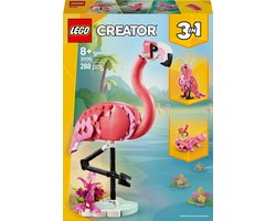 foto van LEGO® Creator 3in1 Wilde dieren: roze flamingo set - 31170