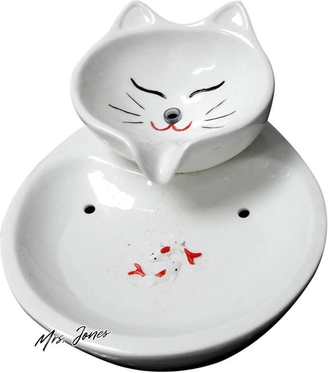 Mrs. Jones Fontein voor katten keramische automatische watercyclus huisdier drinkfontein – honden waterdispenser . Mrs. Jones Fontein voor katten keramische automatische watercyclus huisdier drinkfontein – honden waterdispenser .
