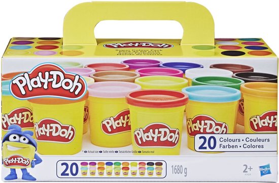 Play-Doh Super Color Pack Klei – 20 Potjes