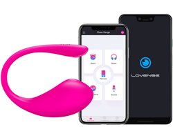 Lovense - Lush 3.0 - Draagbare Vibrator - Vibrerend Ei - Appgestuurd Luxe Vibratie Eitje - Sex Toys voor Vrouwen - Vibrators voor Vrouwen - Sex Toys voor Koppels - Roze