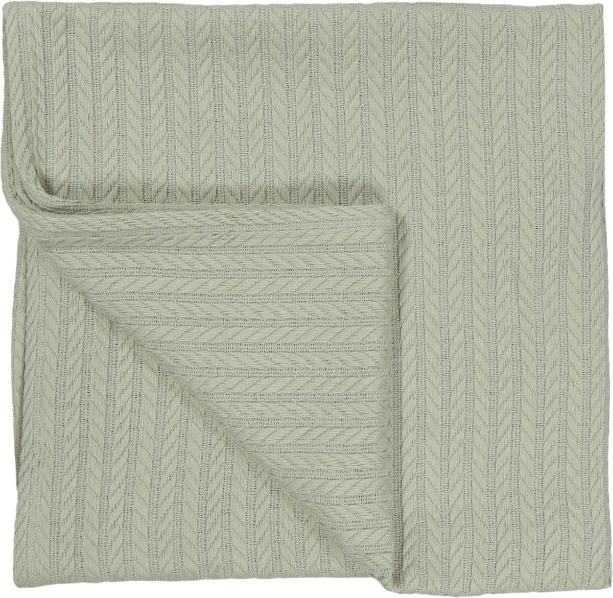 MamaLoes Sage Groen 70x100cm Knitted Wiegdeken