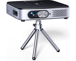 Mini beamer - Mini beamer projector - Mini projector smartphone - Mini projector bluetooth - Mini beamer wifi bluetooth - Mini projector voor telefoon - Android - FHD 1080P ondersteuning