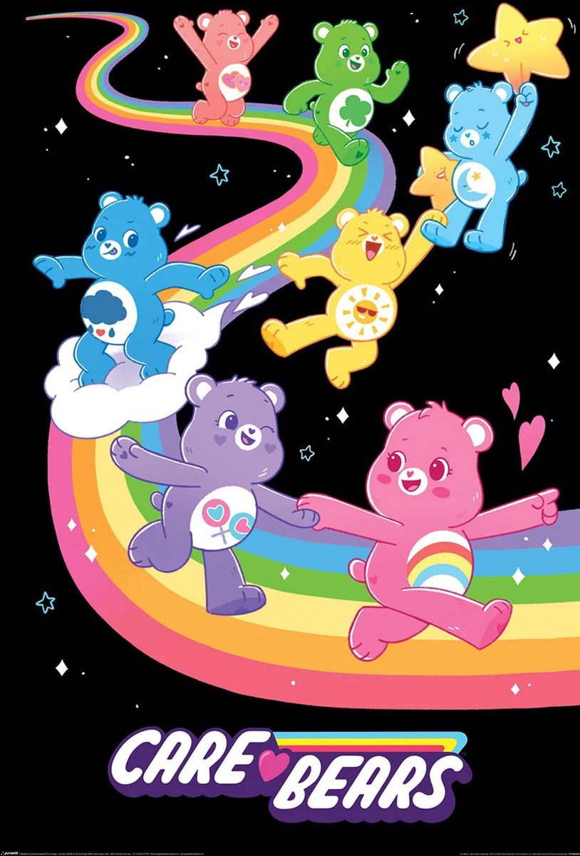 Pyramid Poster Care Bears - We Love Rainbows 61x91,5cm Divers