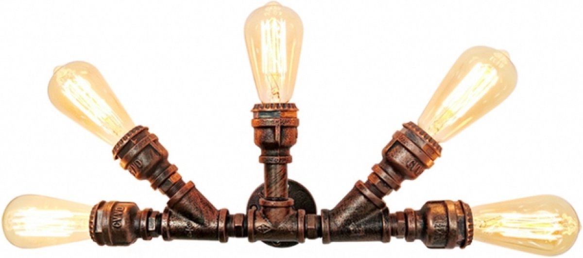 OHNO - Woonaccessoires - Cressida Wandlamp - Koper - Tijdloos - Modern - Industrieël